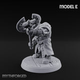 Frostbound Horde Draugr Warrior E Miniature for Dungeons and Dragons, Pathfinder or other TTRPGs