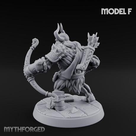 Frostbound Horde Draugr Warrior F Miniature for Dungeons and Dragons, Pathfinder or other TTRPGs