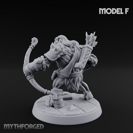 Frostbound Horde Draugr Warrior F Miniature for Dungeons and Dragons, Pathfinder or other TTRPGs