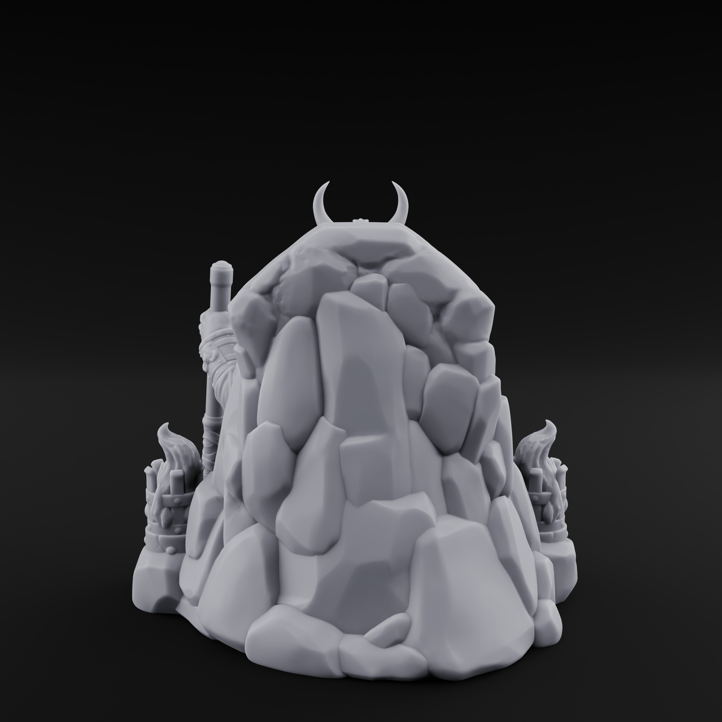 Throne Sitting Dwarf King