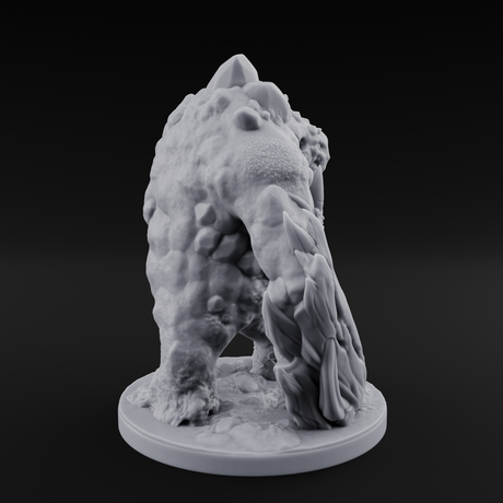 Jaw Dropping Earth Elemental Golem Miniature for Dungeons and Dragons, Pathfinder or other TTRPGs