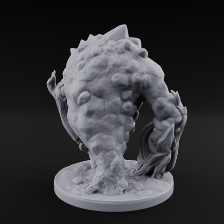 Jaw Dropping Earth Elemental Golem Miniature for Dungeons and Dragons, Pathfinder or other TTRPGs
