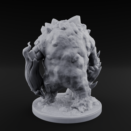 Jaw Dropping Earth Elemental Golem Miniature for Dungeons and Dragons, Pathfinder or other TTRPGs