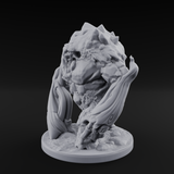 Jaw Dropping Earth Elemental Golem Miniature for Dungeons and Dragons, Pathfinder or other TTRPGs