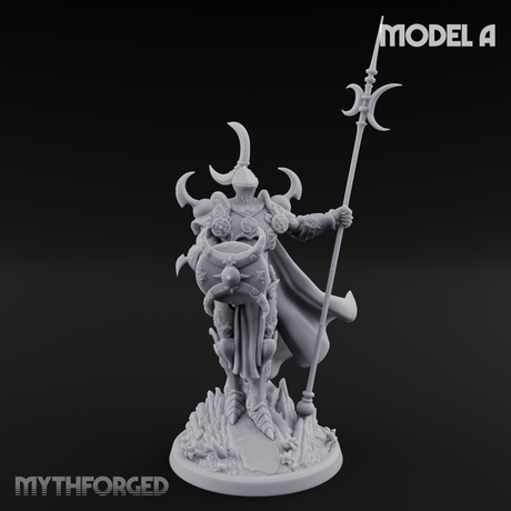 Horns Held High Demon Warlords Miniature for Dungeons and Dragons, Pathfinder or other TTRPGs