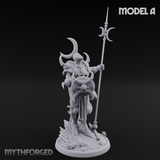Horns Held High Demon Warlords Miniature for Dungeons and Dragons, Pathfinder or other TTRPGs