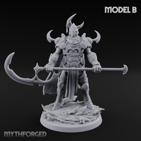 Horns Held High Demon Warlords B Miniature for Dungeons and Dragons, Pathfinder or other TTRPGs