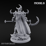 Horns Held High Demon Warlords B Miniature for Dungeons and Dragons, Pathfinder or other TTRPGs