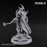 Horns Held High Demon Warlords B Miniature for Dungeons and Dragons, Pathfinder or other TTRPGs