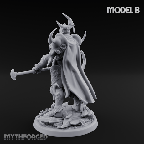 Horns Held High Demon Warlords B Miniature for Dungeons and Dragons, Pathfinder or other TTRPGs