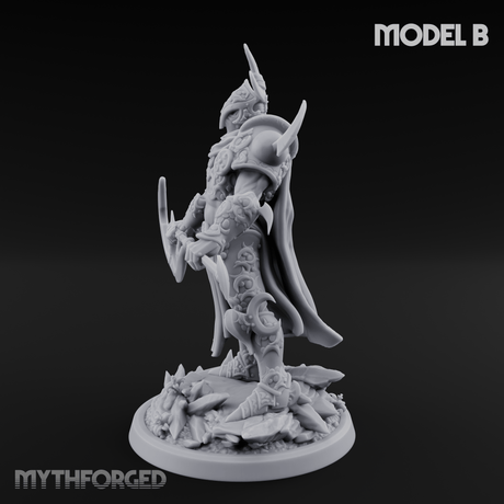 Horns Held High Demon Warlords B Miniature for Dungeons and Dragons, Pathfinder or other TTRPGs