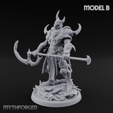 Horns Held High Demon Warlords B Miniature for Dungeons and Dragons, Pathfinder or other TTRPGs