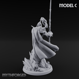 Horns Held High Demon Warlords C Miniature for Dungeons and Dragons, Pathfinder or other TTRPGs
