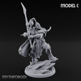Horns Held High Demon Warlords C Miniature for Dungeons and Dragons, Pathfinder or other TTRPGs