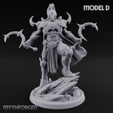Horns Held High Demon Warlords Miniature for Dungeons and Dragons, Pathfinder or other TTRPGs