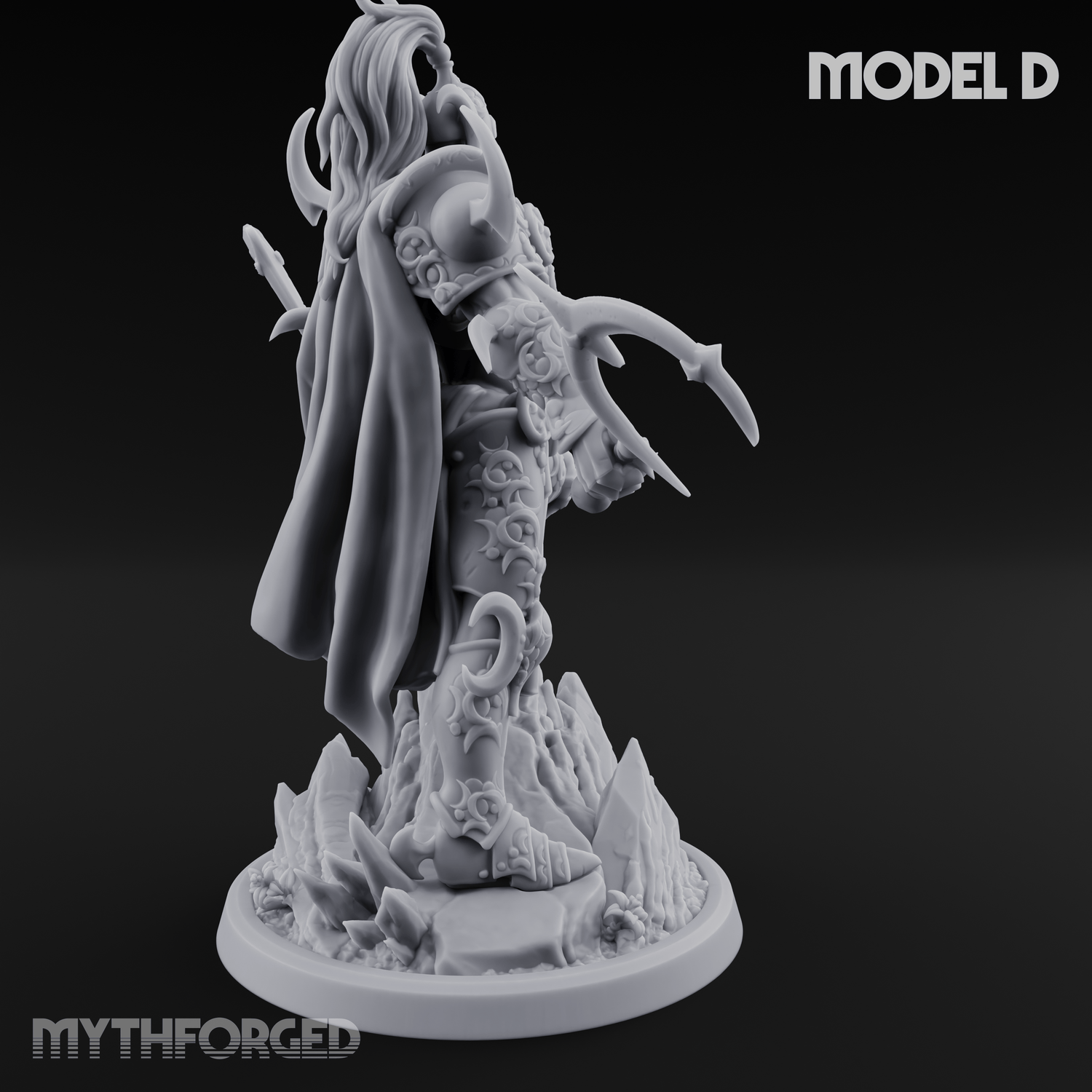 Horns Held High Demon Warlords D Miniature for Dungeons and Dragons, Pathfinder or other TTRPGs