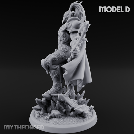Horns Held High Demon Warlords D Miniature for Dungeons and Dragons, Pathfinder or other TTRPGs