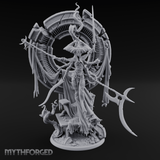 Ascending Through Chaos Marilith Warlord Miniature for Dungeons and Dragons, Pathfinder or other TTRPGs