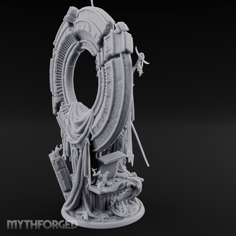 Ascending Through Chaos Marilith Warlord Miniature for Dungeons and Dragons, Pathfinder or other TTRPGs