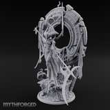 Ascending Through Chaos Marilith Warlord Miniature for Dungeons and Dragons, Pathfinder or other TTRPGs