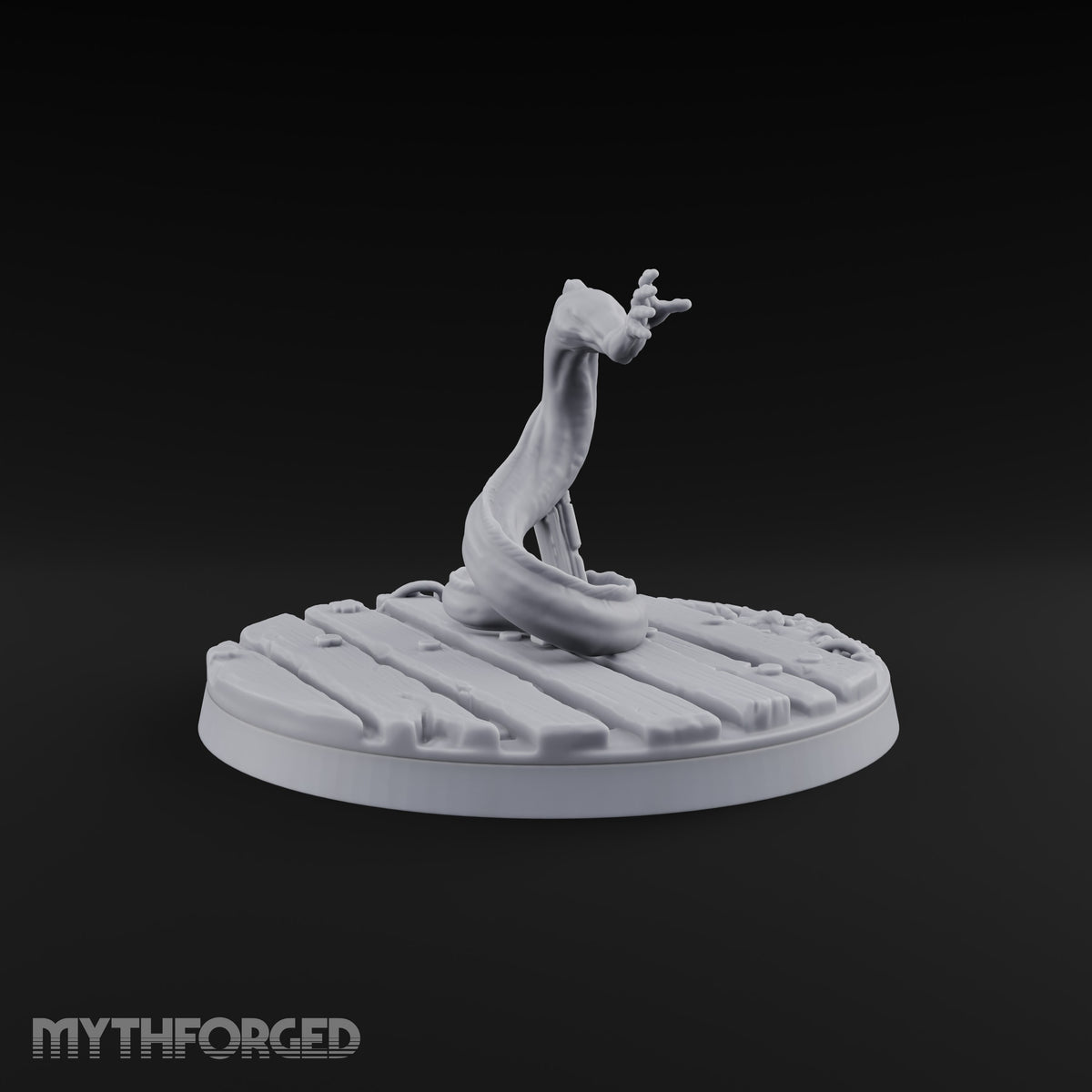 Lurking in the Mire Swamp Monster D Miniature for Dungeons and Dragons, Pathfinder or other TTRPGs