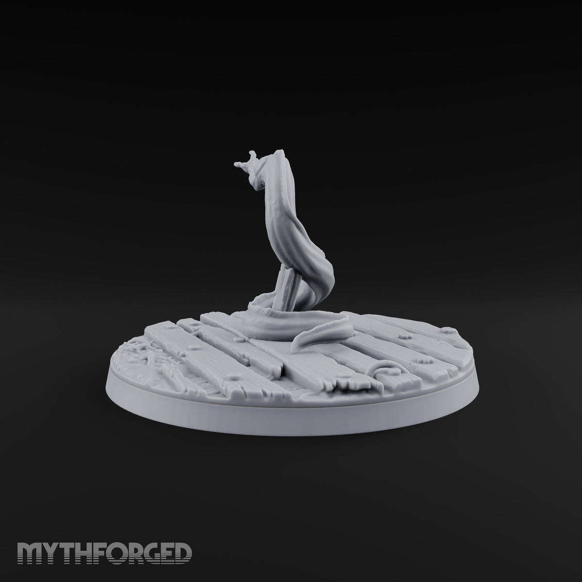 Lurking in the Mire Swamp Monster D Miniature for Dungeons and Dragons, Pathfinder or other TTRPGs