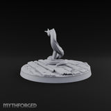 Lurking in the Mire Swamp Monster D Miniature for Dungeons and Dragons, Pathfinder or other TTRPGs