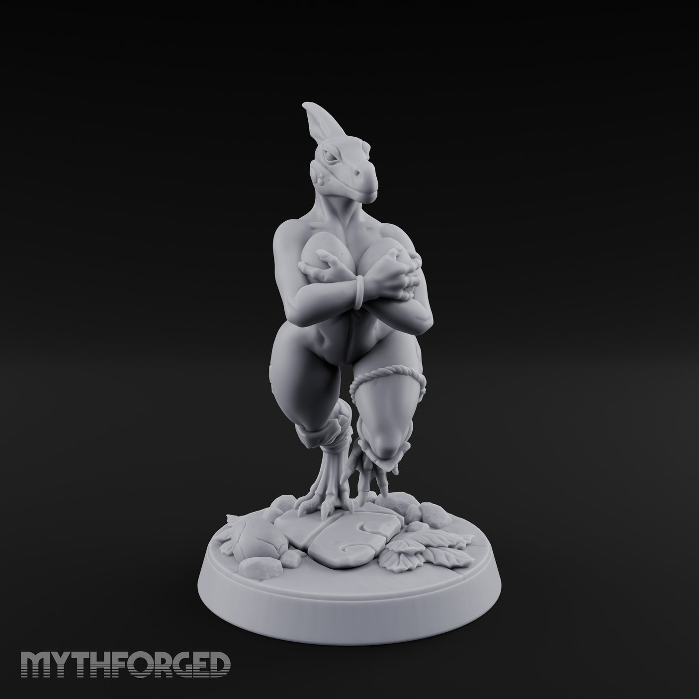 Egg Clutching Lizardfolk Pinup gallery 5