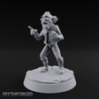 Pointing Out The Problem Gnome Merchant Miniature for Dungeons and Dragons, Pathfinder or other TTRPGs