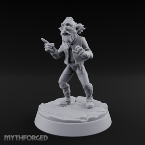 Pointing Out The Problem Gnome Merchant Miniature for Dungeons and Dragons, Pathfinder or other TTRPGs