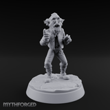 Pointing Out The Problem Gnome Merchant Miniature for Dungeons and Dragons, Pathfinder or other TTRPGs