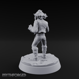 Pointing Out The Problem Gnome Merchant Miniature for Dungeons and Dragons, Pathfinder or other TTRPGs