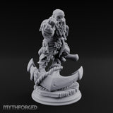 Weighs Anchor, Throws Punches Dwarf Pirate Brawler with Giant Anchor and Chain
