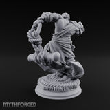 Weighs Anchor, Throws Punches Dwarf Pirate Brawler with Giant Anchor and Chain