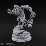 Weighs Anchor, Throws Punches Dwarf Pirate Brawler with Giant Anchor and Chain
