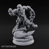 Weighs Anchor, Throws Punches Dwarf Pirate Brawler with Giant Anchor and Chain