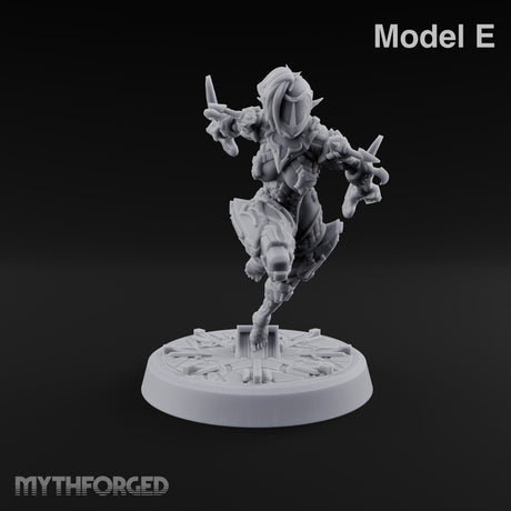 Light Feet, Heavy Edges Elf Blade Dancers — E
