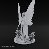 Scripture Clutching Fey Lord Miniature for Dungeons and Dragons, Pathfinder or other TTRPGs