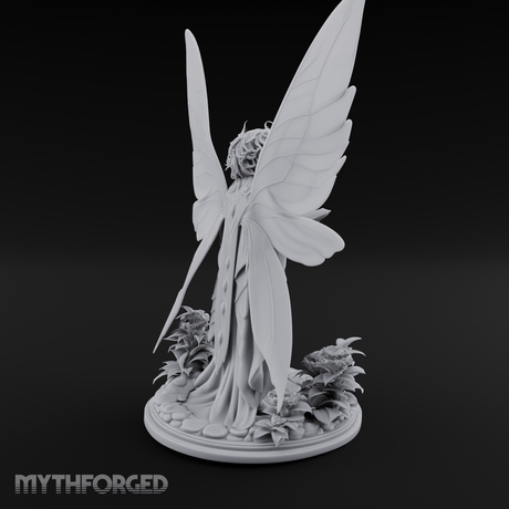Scripture Clutching Fey Lord Miniature for Dungeons and Dragons, Pathfinder or other TTRPGs