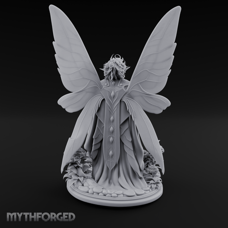 Scripture Clutching Fey Lord Miniature for Dungeons and Dragons, Pathfinder or other TTRPGs
