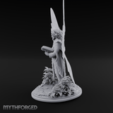 Scripture Clutching Fey Lord Miniature for Dungeons and Dragons, Pathfinder or other TTRPGs