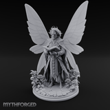 Scripture Clutching Fey Lord Miniature for Dungeons and Dragons, Pathfinder or other TTRPGs