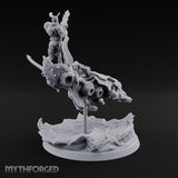 Dust Settles Behind the Pack Human Beast-Bike Rider B — Pilot Only · FX