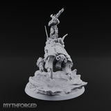 Dust Settles Behind the Pack Human Beast-Bike Rider B — Pilot + Passenger · FX