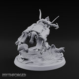 Dust Settles Behind the Pack Human Beast-Bike Rider C — Pilot Only · FX