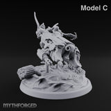 Dust Settles Behind the Pack Human Beast-Bike Rider C — Pilot Only · FX