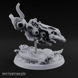 Dust Settles Behind the Pack Human Beast-Bike Rider C — Pilot Only · No FX