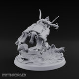 Dust Settles Behind the Pack Human Beast-Bike Rider C — Pilot Only · No FX