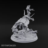 Dust Settles Behind the Pack Human Beast-Bike Rider C — Pilot + Passenger · FX