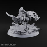 Dust Settles Behind the Pack Human Beast-Bike Rider D — Pilot Only